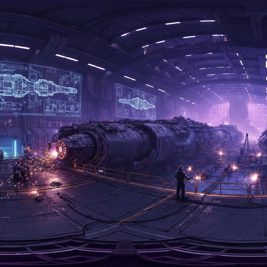 飞船NFT建造中心背景